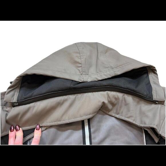 Weatherproof Men's Ultra Tech Removable Fleece Lined Hooded Jacket Large Green - Picture 13 of 15